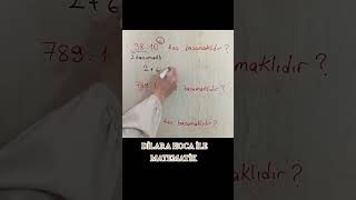 BASAMAK SAYISI HESAPLAMA maths matematika [upl. by Ardnassac]