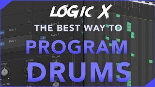 How To Program amp Sequence Drums In Logic X [upl. by Mattias]