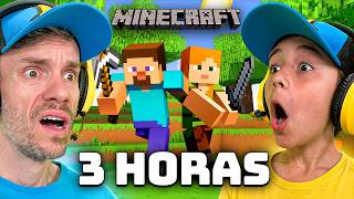 3 HORAS DE MINECRAFT COM BRANCOALA E MARCOS  Brancoala Games [upl. by Trever]