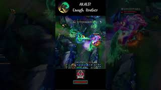 Akali Enough Brother 💀🐙 IllaoiPlays LeagueOfLegends [upl. by Mayne]