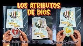 MANUALIDAD Los atributos de Dios PARA NIÑOS CRISTIANOS RosaMariaV 🦋 [upl. by Ennahtur]