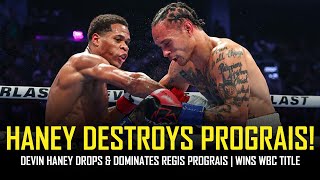 😱 DEVIN HANEY DROPS amp HUMILIATES REGIS PROGRAIS POST FIGHT REVIEW NO FOOTAGE 😱 [upl. by Goodrich]