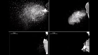 High speed camera captures how different types of face masks work [upl. by Auston]