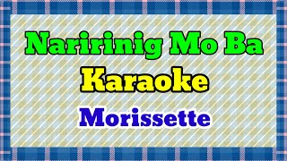 NARIRINIG MO BA MORISSETTE KARAOKE 4JBTV [upl. by Cirtemed380]