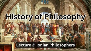 Anaximander Anaximenes and Xenophanes – Lecture 3 History of Philosophy [upl. by Rawdin]