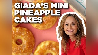 Giada De Laurentiis Mini Pineapple Cakes  Giada At Home  Food Network [upl. by Forta922]