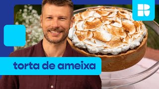 Como preparar torta de ameixa com merengue  Rodrigo Hilbert  Tempero de Família [upl. by Lilas]