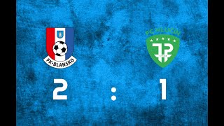 SESTŘIH  MSFL 2425  14 kolo  FK Blansko  FC Hlučín  21 [upl. by Travers]