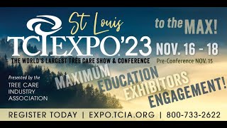 TCI EXPO 23 Information Webinar The Tree Care Industry Association [upl. by Loy]