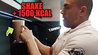 O shake mais anabolico do mundo 1500 kcal do SilvioMarcelReceitaFitness [upl. by Cj269]