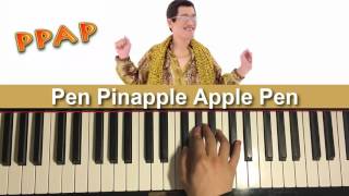 PPAP SONG  quotPen Pineapple Apple Penquot Piano Cover by Amosdoll [upl. by Chor]