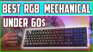 BEST RGB MECHANICAL KEYBOARD UNDER 60  Rosewill Neon K85 [upl. by Airtap]