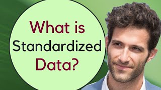 What is STANDARDIZED data Direct and Indirect Standardization [upl. by Burgess]