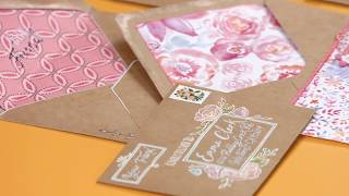 Envelope Liners Collection  Sizzix [upl. by Carlye]