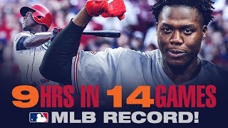 Reds’ Aristides Aquino becomes fastest to 9 career homers [upl. by Zeba548]