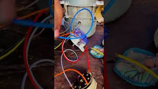 Washing machine ki complete wiring and capacitor or timer k connectionsshortsvideo shorts [upl. by Neram]