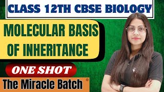 Molecular Basis of Inheritance  ONE SHOT Part04  class12 cbse biology [upl. by Ynnol]