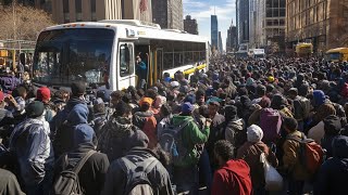 Migrants Flood NYC… To Avoid Trump Deportations [upl. by Tnayrb]