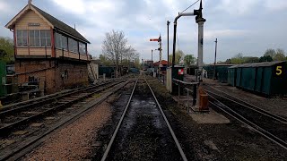 Drivers Eye View  Kent amp East Sussex Railway  Bodiam to Tenterden  4K [upl. by Sarnoff451]