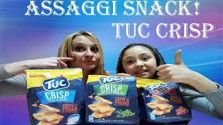 ASSAGGIAMO SNACK I ASSAGGI SNACK ITALIANI I NUOVI SNACK I TUC CRISP [upl. by Nagaer]