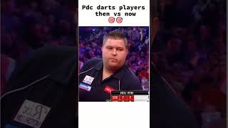 Pdc Darts players then Vs now pdcworldchampionship pdcdarts [upl. by Madelena521]