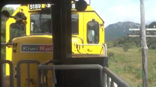 🇳🇿NZRail The View From Behind The DXC Locos  TranzAlpine [upl. by Arakaj868]