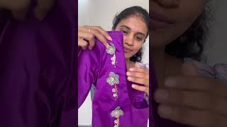 Brooches work blouse blousefashion fashion weddingsareeblouse fashionstyle aariworksaree saree [upl. by Patrice]