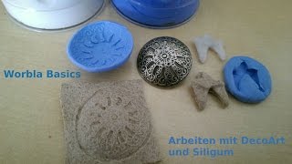 Worbla Basics  arbeiten mit Siligum amp Worblas Deco Art [upl. by Anomar990]