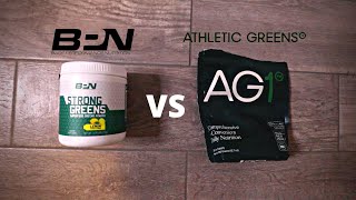 Athletic Greens AG1 VS BPN Strong Greens Honest Review [upl. by Lavina]