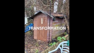 SHED MAKEOVER  ALLOTMENT GARDENING UK [upl. by Edette]