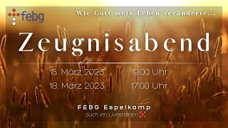 Zeugnisabend  18032023  FEBG Espelkamp [upl. by Statis]