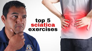 Top 5 Exercises That Help Get LongTerm Pain Relief From Sciatica [upl. by Learsi76]