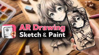 How to use AR Drawing App 👈 [upl. by Perle]