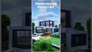 BUILD THIS EPIC MODERN HOUSE IN YOUR WOLD minecraftmodernhomes minecraftguide [upl. by Aline]