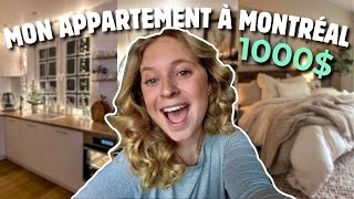 MON APPARTEMENT À 1000 À MONTRÉAL  enfin [upl. by Olegnaleahcim]