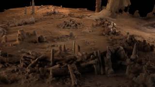 Bruniquel Cave stalagmites structure [upl. by Nerraw937]