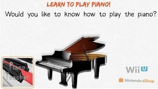 NEW Piano Teacher Wii U The Awesome New Game To Help You Learn The Piano [upl. by Anitnatsnok]