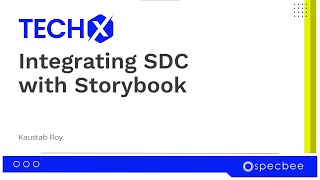 Integrating Single Directory Components SDC and Storybook in drupal  TECHX  SPECBEE [upl. by Nnahaid]