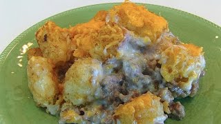 Bettys Ground Beef Tater Tot Casserole [upl. by Kudva]