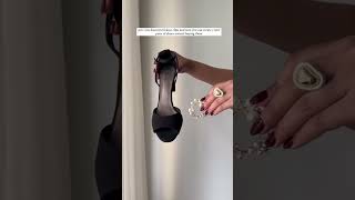 Shoeclips ✨👠🎀heels footwear fashion trending shorts aesthetic bow cute diy meesho viral [upl. by Nytram]