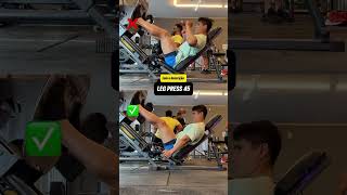 Leg press 45  como fazer corretamente ☝️treino treinodeperna quadriceps legpress legworkout [upl. by Viglione]