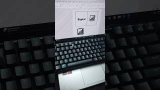 Signal symbol in ms word  learning computer word asmr symbols [upl. by Lan]