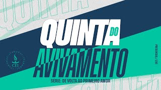 QUINTA DO AVIVAMENTO  SÉRIE DE VOLTA AO PRIMEIRO AMOR  PR JÚLIO CEZAR  18042024 [upl. by Fasano]