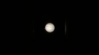 Planet Jupiter Through Celestron Powerseeker 114EQ [upl. by Eyla]