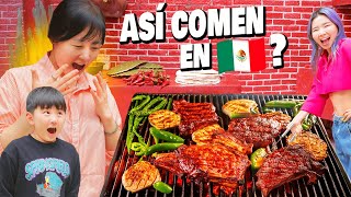 COREANA REACCIONA A SU PRIMERA CARNE ASADA NO LO PODÍA CREER l Chingu Amiga [upl. by Nyloc]