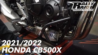 ENGINE PROTECTION  2022 HONDA CB500X [upl. by Elbas801]