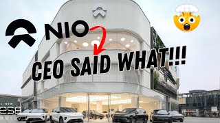 Nio Stock Updates CEO say were almost there [upl. by Nivled351]