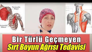 SIRT AĞRISI TEDAVİSİ  KULUNÇ AĞRISI NASIL GEÇER EVDE  SIRT AĞRISI ESNEME EGZERSİZLERİ Aynur BAŞ [upl. by Ney226]