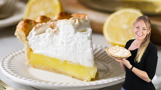 Lemon Meringue Pie No Weepy Meringue No Runny Filling [upl. by Uria341]