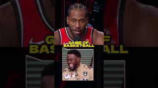 Kawhi Leonards laugh is AMAZING 😂 comedy funnyclips jokes shorts [upl. by Clemmie]